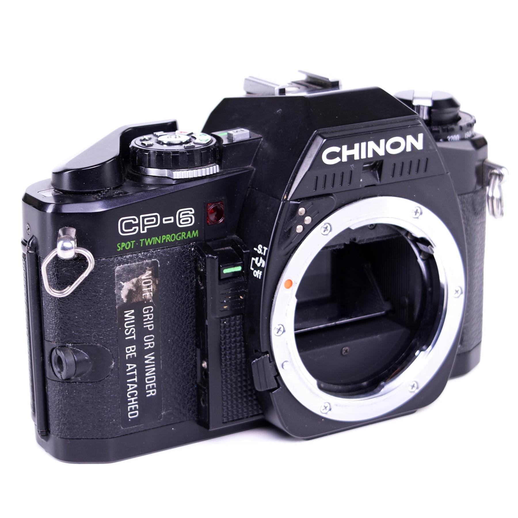 Chinon CP-6 Camera | Macro 80mm f3.5 lens | KA mount | Black | Japan | 1985