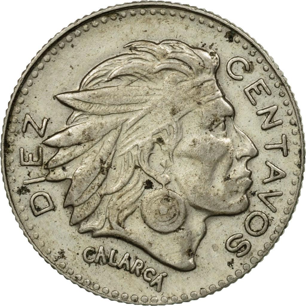 Colombia 10 Centavos Coin | Indio Chief Calarca | 1952 - 1967