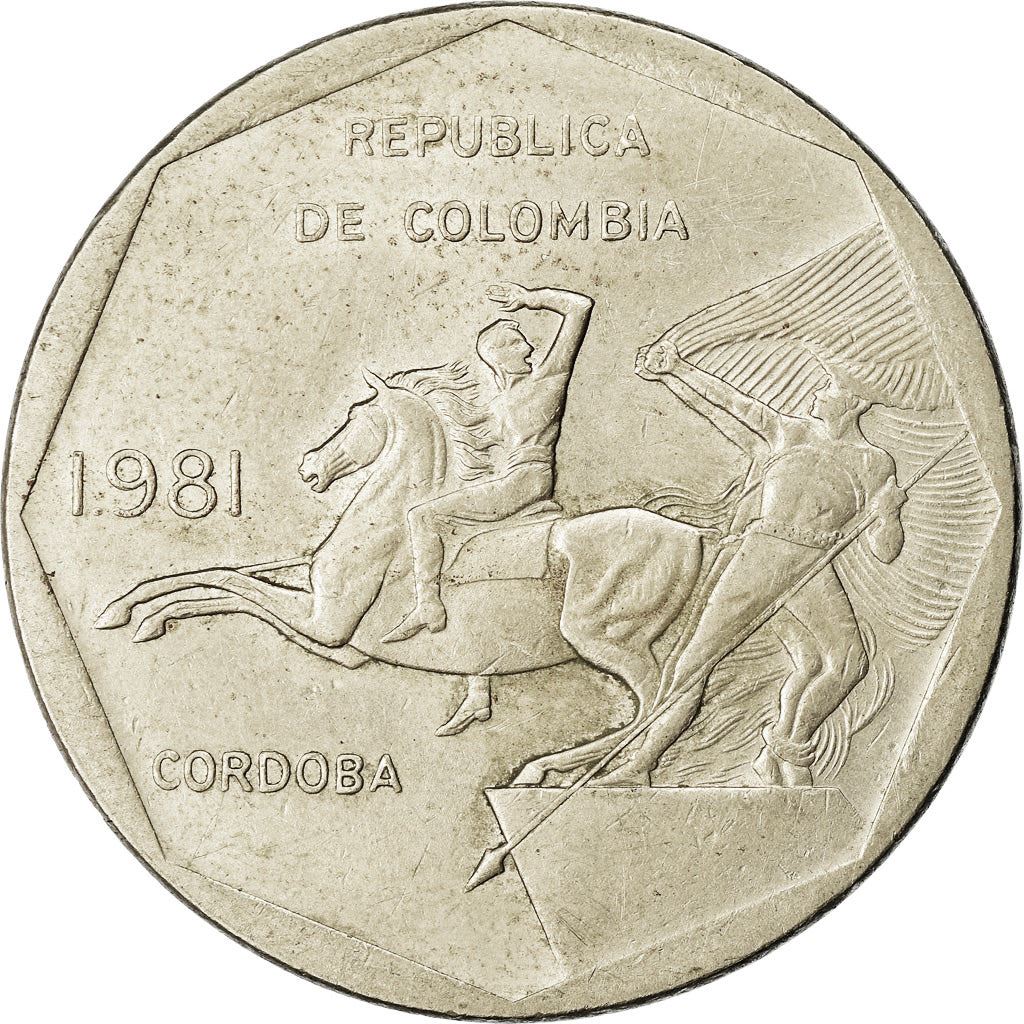 Colombia 10 Pesos | José Maria Córdoba | San Andrés Coin | 1981 - 1989