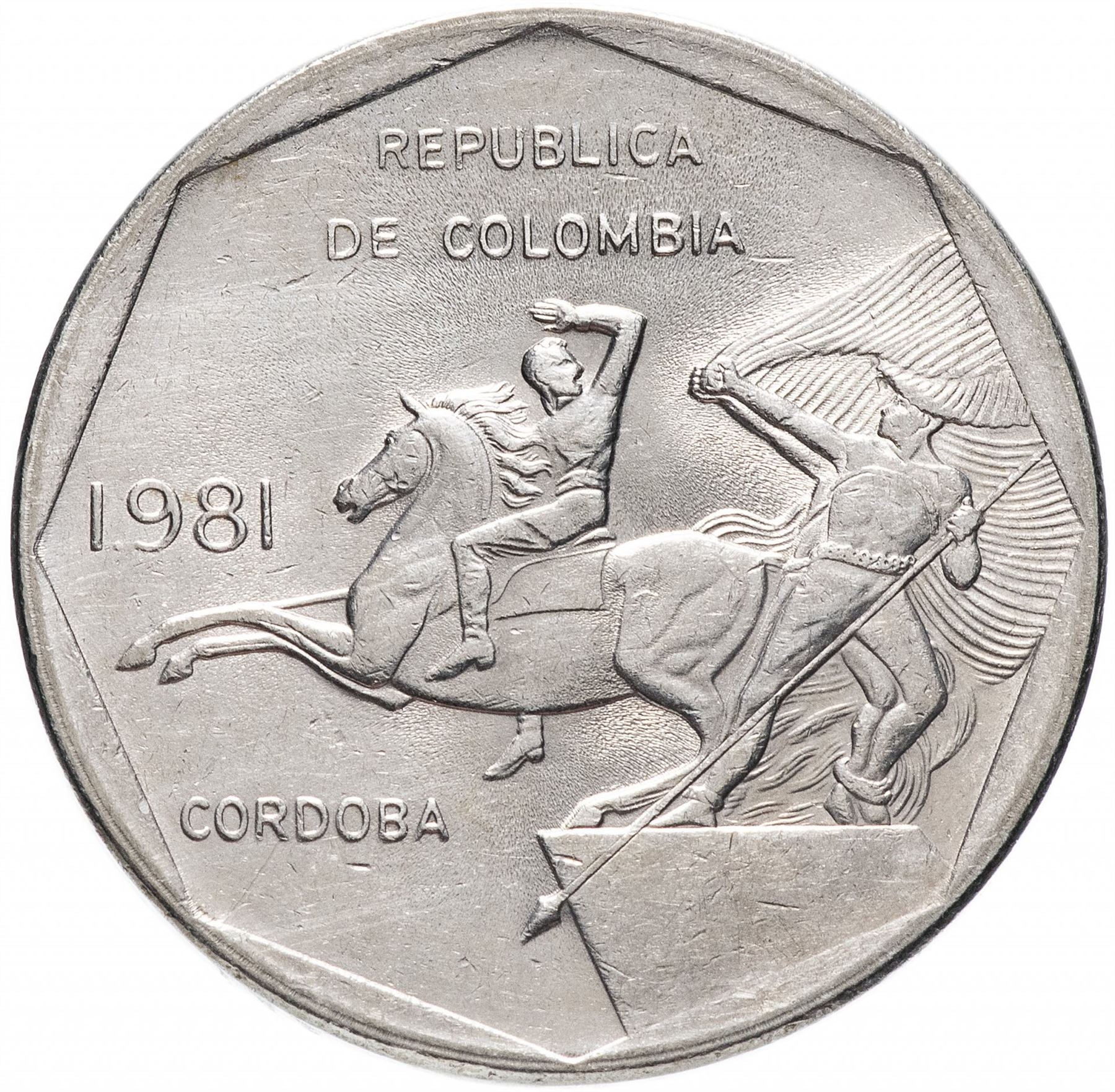 Colombia 10 Pesos | José Maria Córdoba | San Andrés Coin | 1981 - 1989