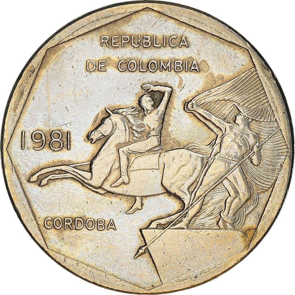 Colombia 10 Pesos | José Maria Córdoba | San Andrés Coin | 1981 - 1989