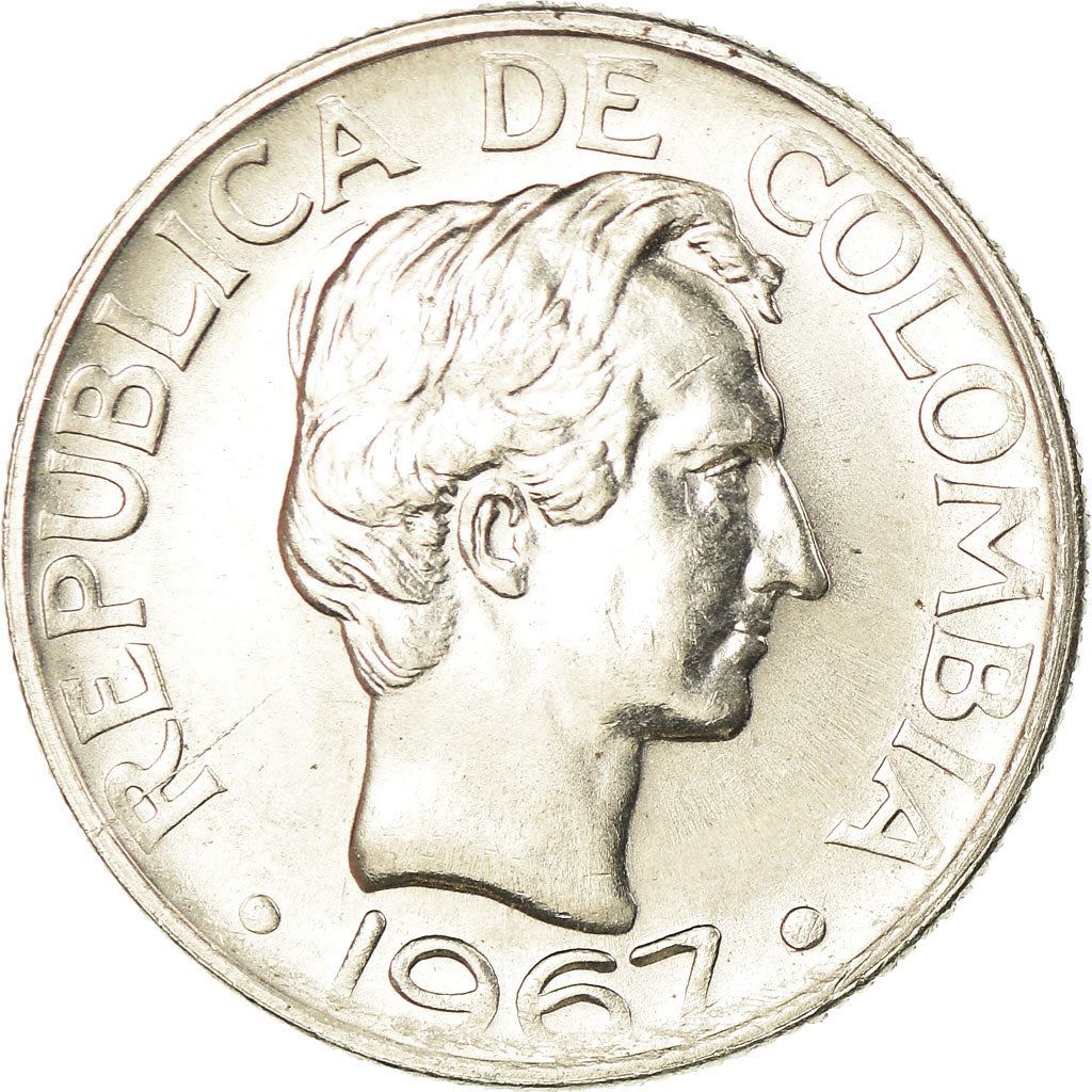 Colombia | 20 Centavos Coin | General Santander | 1967 - 1969