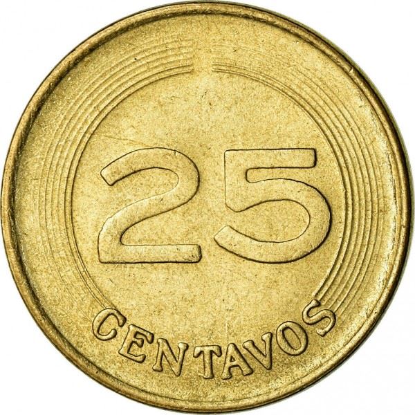 Colombia | 25 Centavos Coin |Simon Bolivar | Military Leader | Politician | Km:267 | 1979