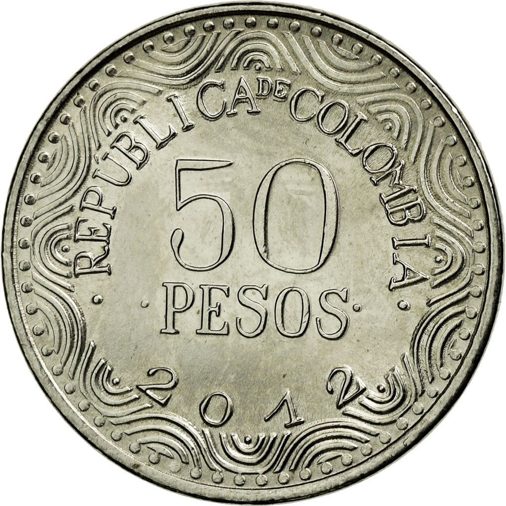 Colombia | 50 Pesos Coin | Spectacled bear | 2012 - 2023