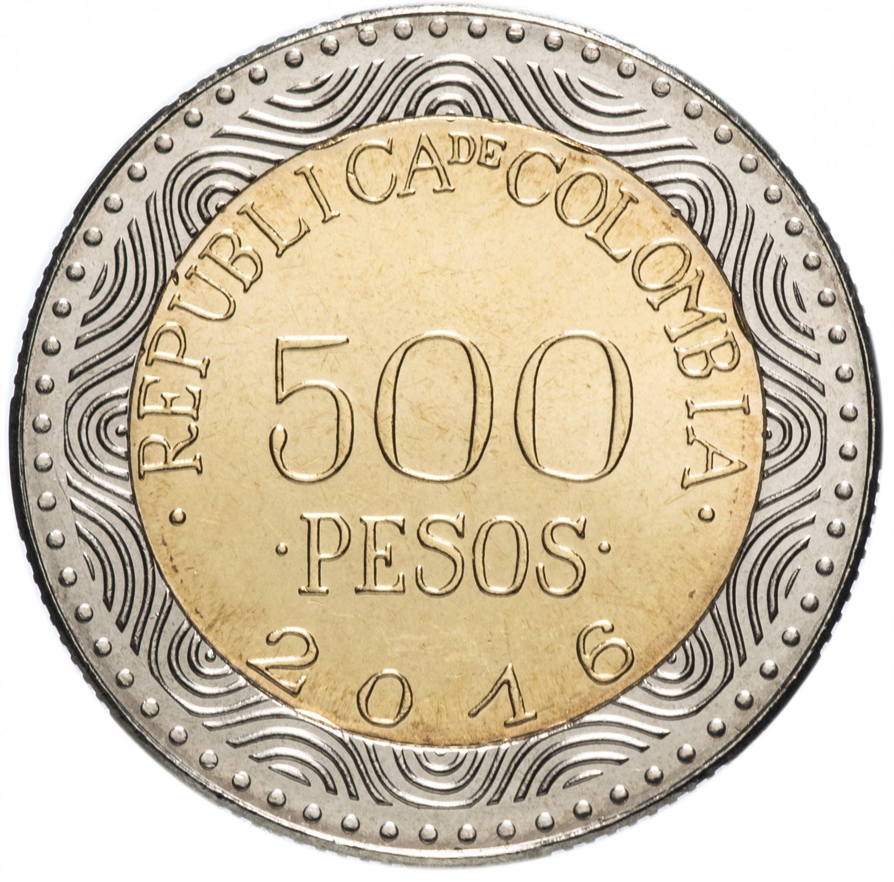 Colombia 500 Pesos | Glass frog - Hyalinobatrachium pellucidum Coin | 2012 - 2021