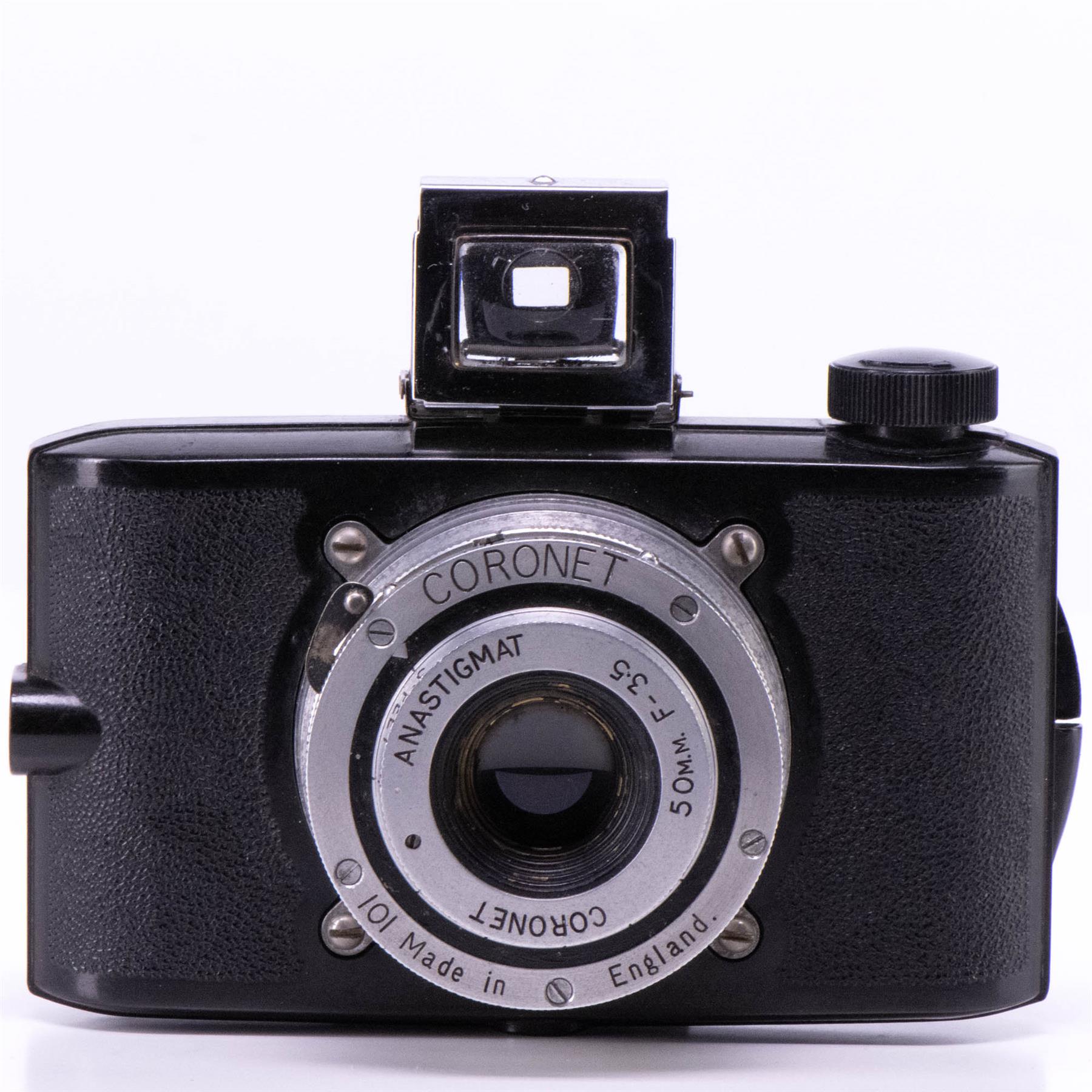 Coronet Three-Five Camera | 50mm f3.5 lens | Black | United Kingdom | 1946