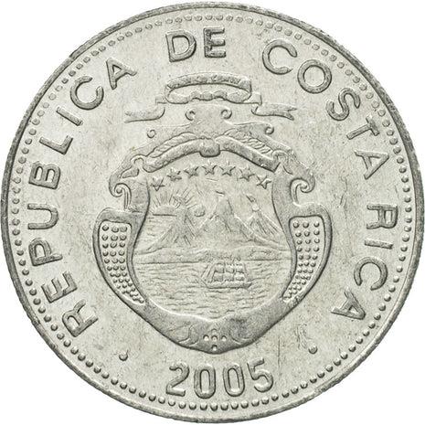 Costa Rica Coin | 10 Colones | Stars | Volcno | Ship | Sun | KM228b | 2005 - 2018