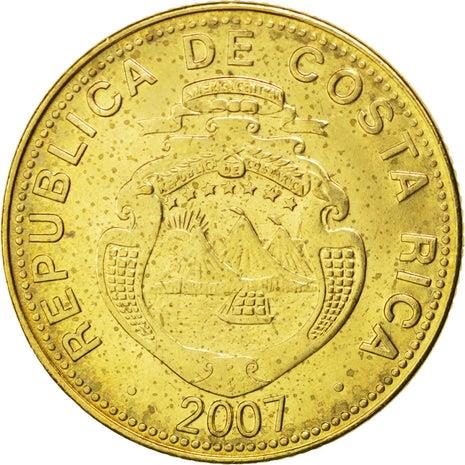 Costa Rica Coin | 50 Colones | Stars | Volcno | Ship | Sun | KM231.1b | 2006 - 2015