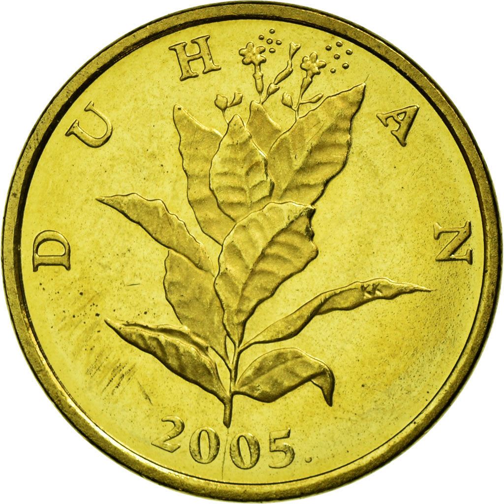 Croatia Coin Croatian 10 Lipa | Tobacco Plant | KM6 | 1993 - 2021