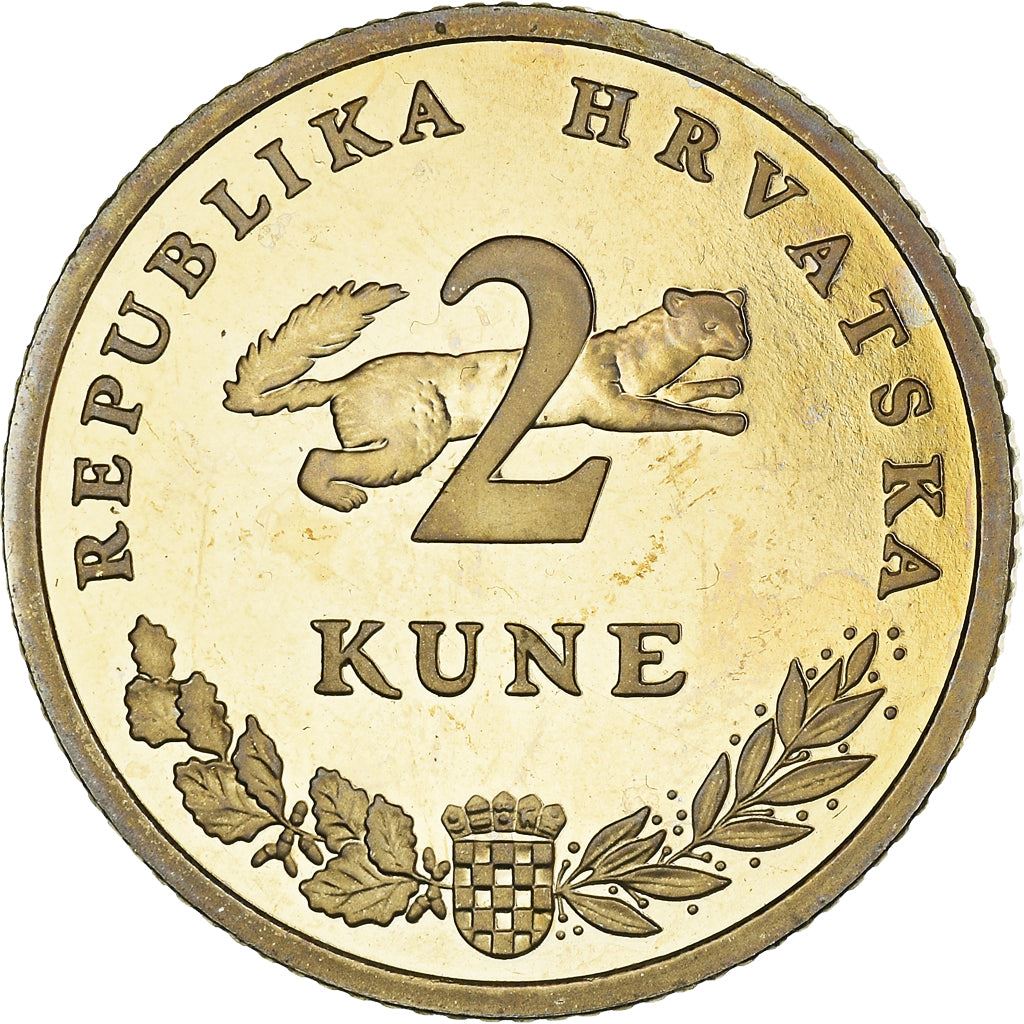 Croatia Coin Croatian 2 Kune | Marten | KM21 | 1994 - 2020