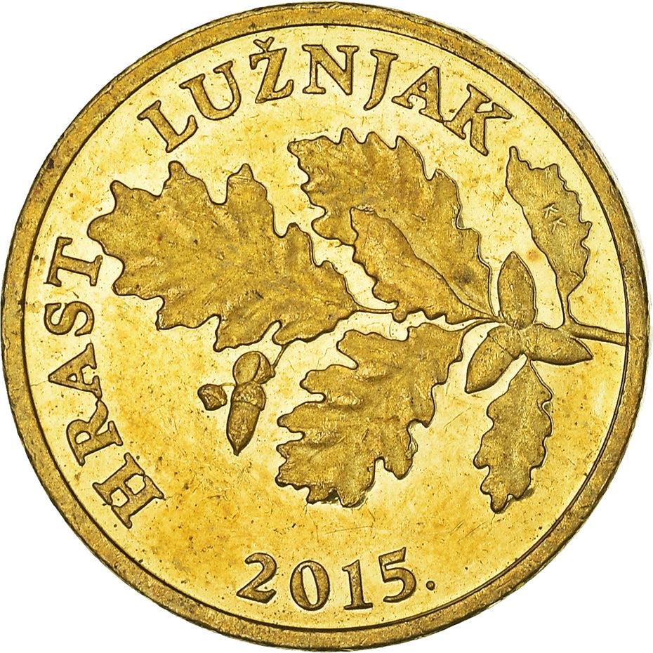 Croatia Coin Croatian 5 Lipa | Red Oak Branch | KM5 | 1993 - 2021