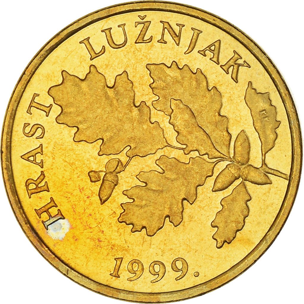 Croatia Coin Croatian 5 Lipa | Red Oak Branch | KM5 | 1993 - 2021