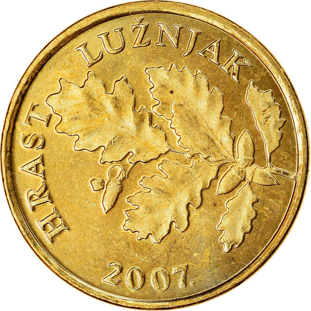 Croatia Coin Croatian 5 Lipa | Red Oak Branch | KM5 | 1993 - 2021