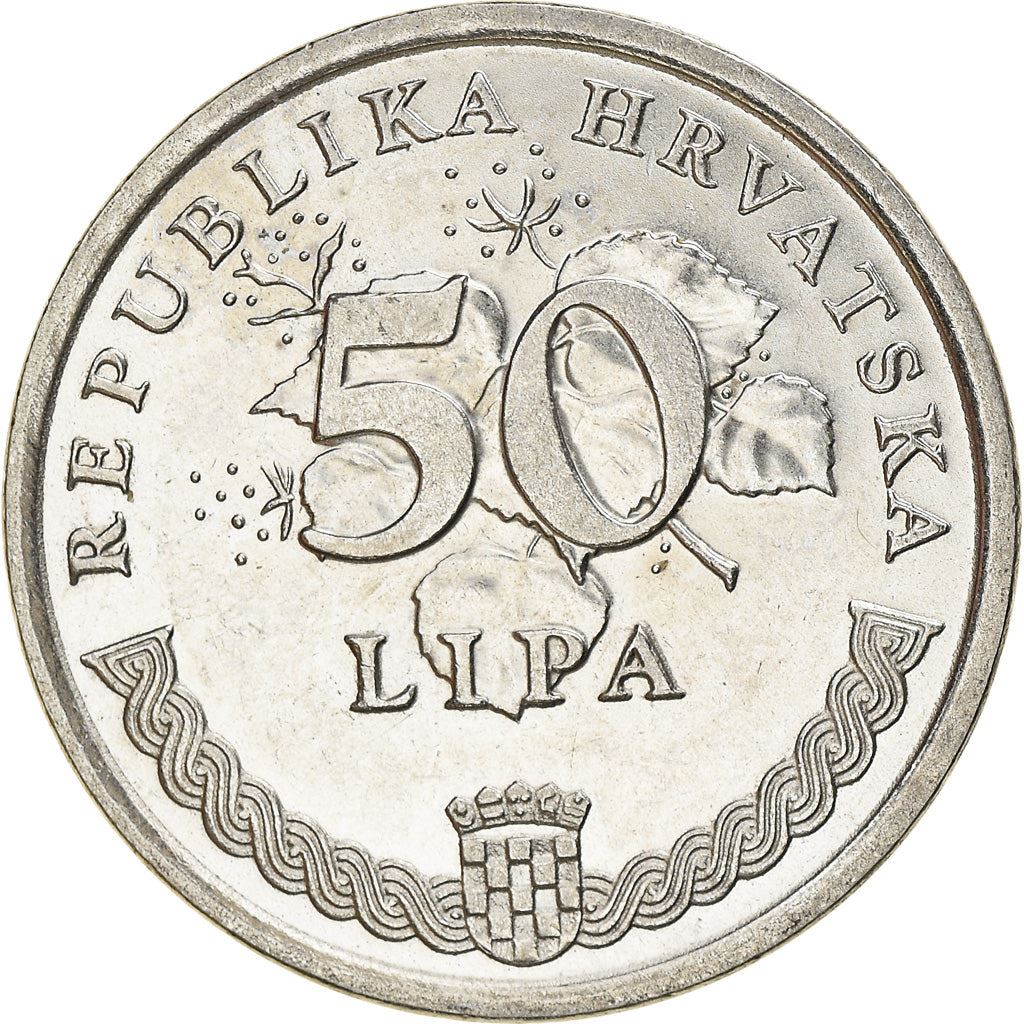 Croatia Coin Croatian 50 Lipa | Velebit Degenia | KM19 | 1994 - 2020