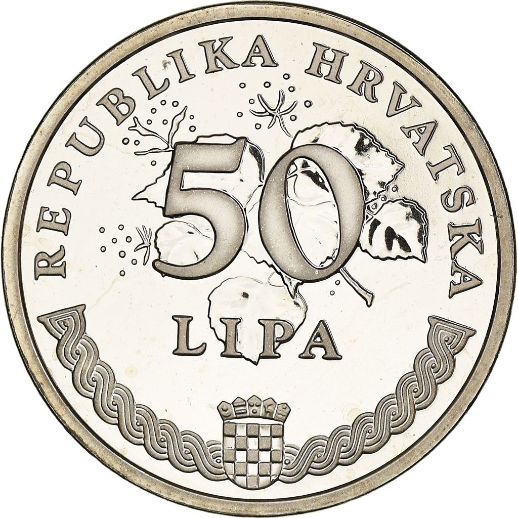 Croatia Coin Croatian 50 Lipa | Velebit Degenia | KM19 | 1994 - 2020