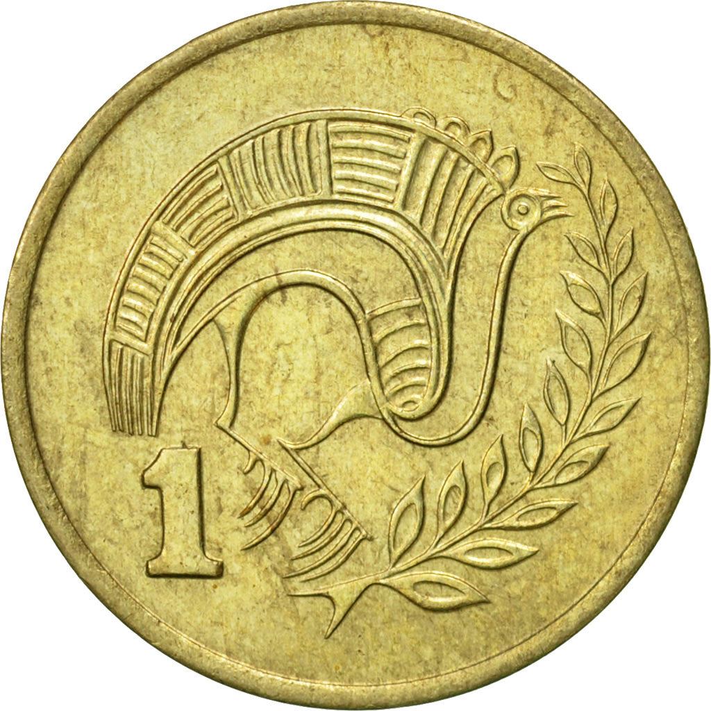 Cyprus 1 Cent Coin | KM53.1 | 1983