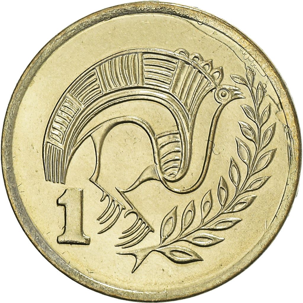 Cyprus 1 Cent Coin | KM53.1 | 1983