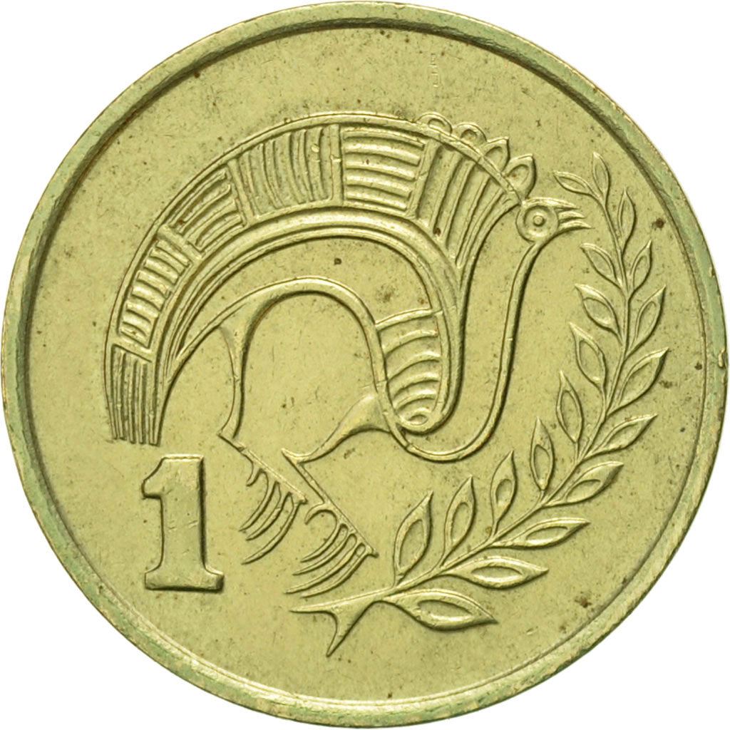 Cyprus 1 Cent Coin | KM53.1 | 1983