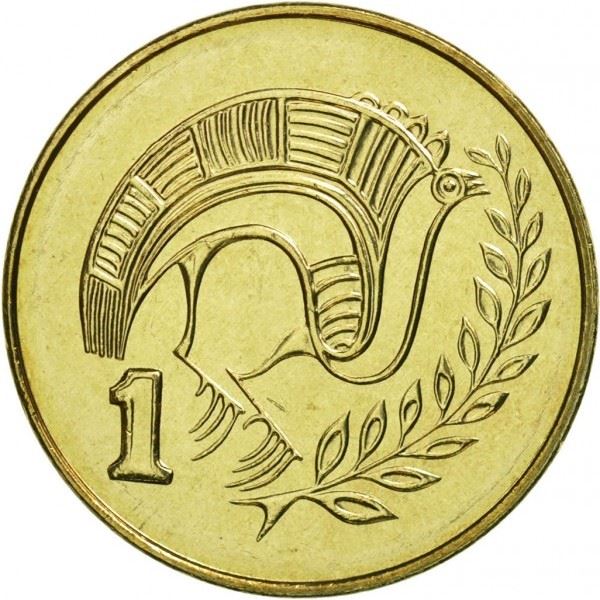 Cyprus 1 Cent Coin | KM53.3 | 1991 - 2004