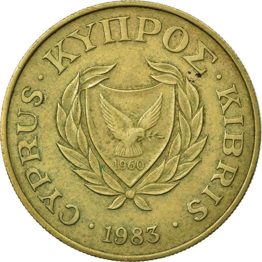 Cyprus 10 Cents Coin | Phini Village Vase | KM56.1 | 1983