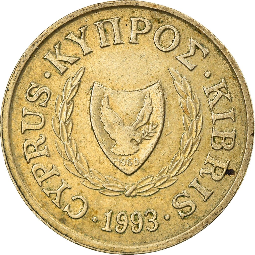 Cyprus 10 Cents Coin | Phini Village Vase | KM56.3 | 1991 - 2004