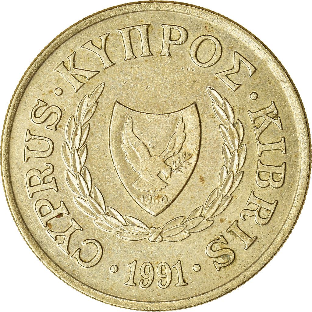 Cyprus 10 Cents Coin | Phini Village Vase | KM56.3 | 1991 - 2004