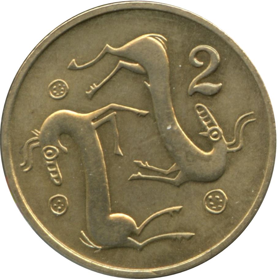 Cyprus 2 Cents Coin | Goat | KM54.1 | 1983