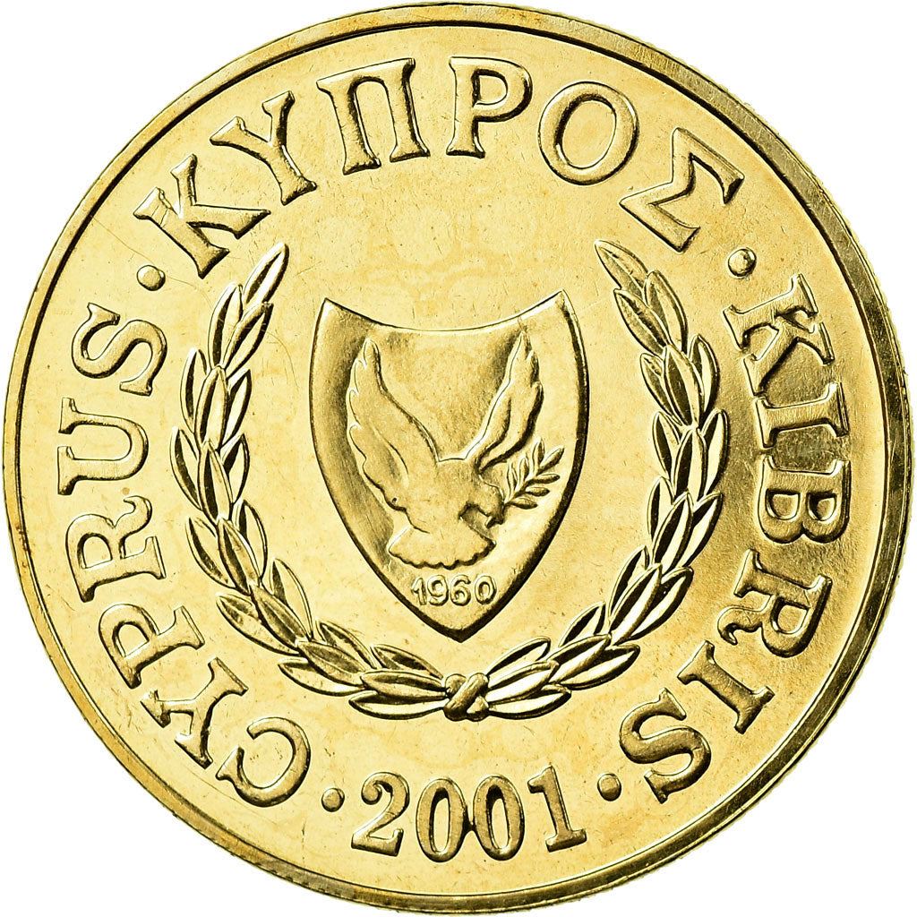 Cyprus | 20 Cents Coin | Zeno of Citium | KM62.2 | 1991 - 2004