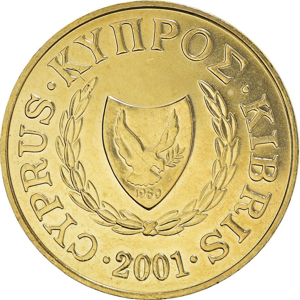 Cyprus 5 Cents Coin | Bull | KM55.3 | 1991 - 2004