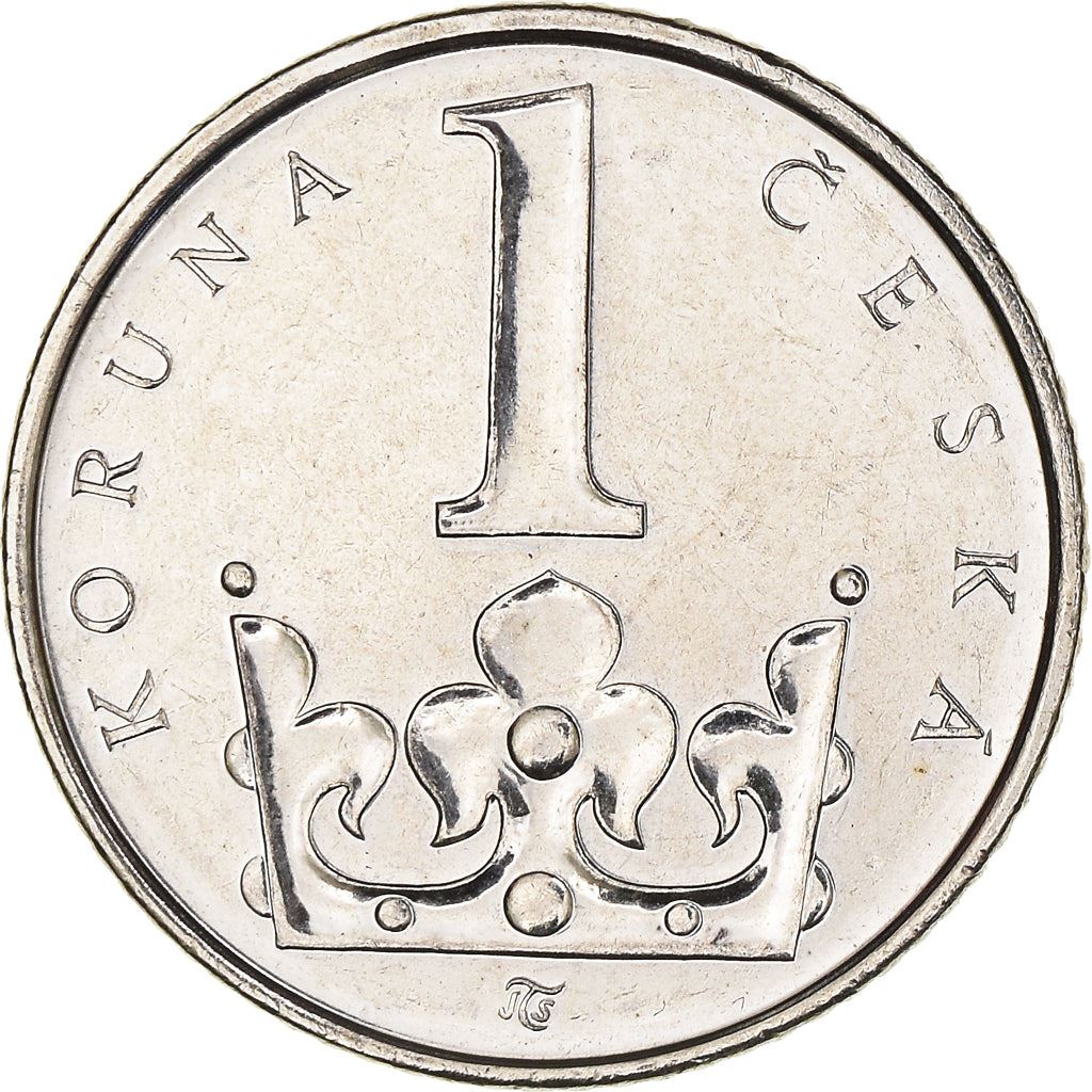 Czech Republic Coin Czech 1 Koruna | Lion | Saint Wenceslas crown | KM7 | 1993 - 2021