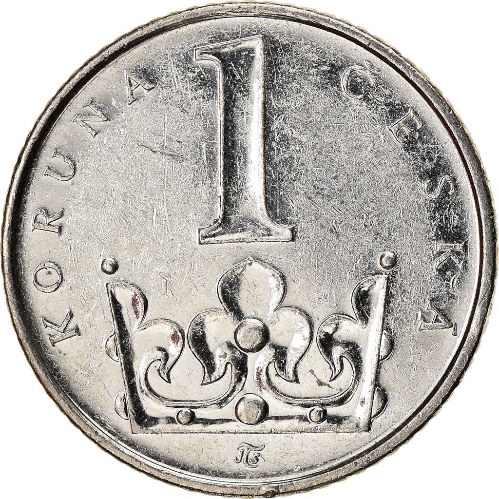 Czech Republic Coin Czech 1 Koruna | Lion | Saint Wenceslas crown | KM7 | 1993 - 2021