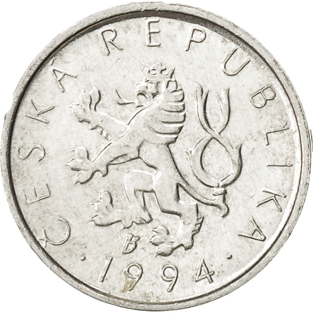 Czech Republic Coin Czech 10 Haleru | Lion | River | KM6 | 1993 - 2003