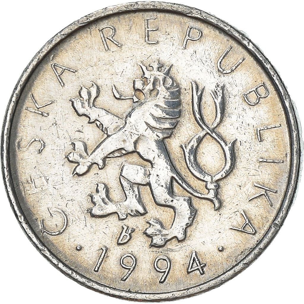 Czech Republic Coin Czech 10 Haleru | Lion | River | KM6 | 1993 - 2003