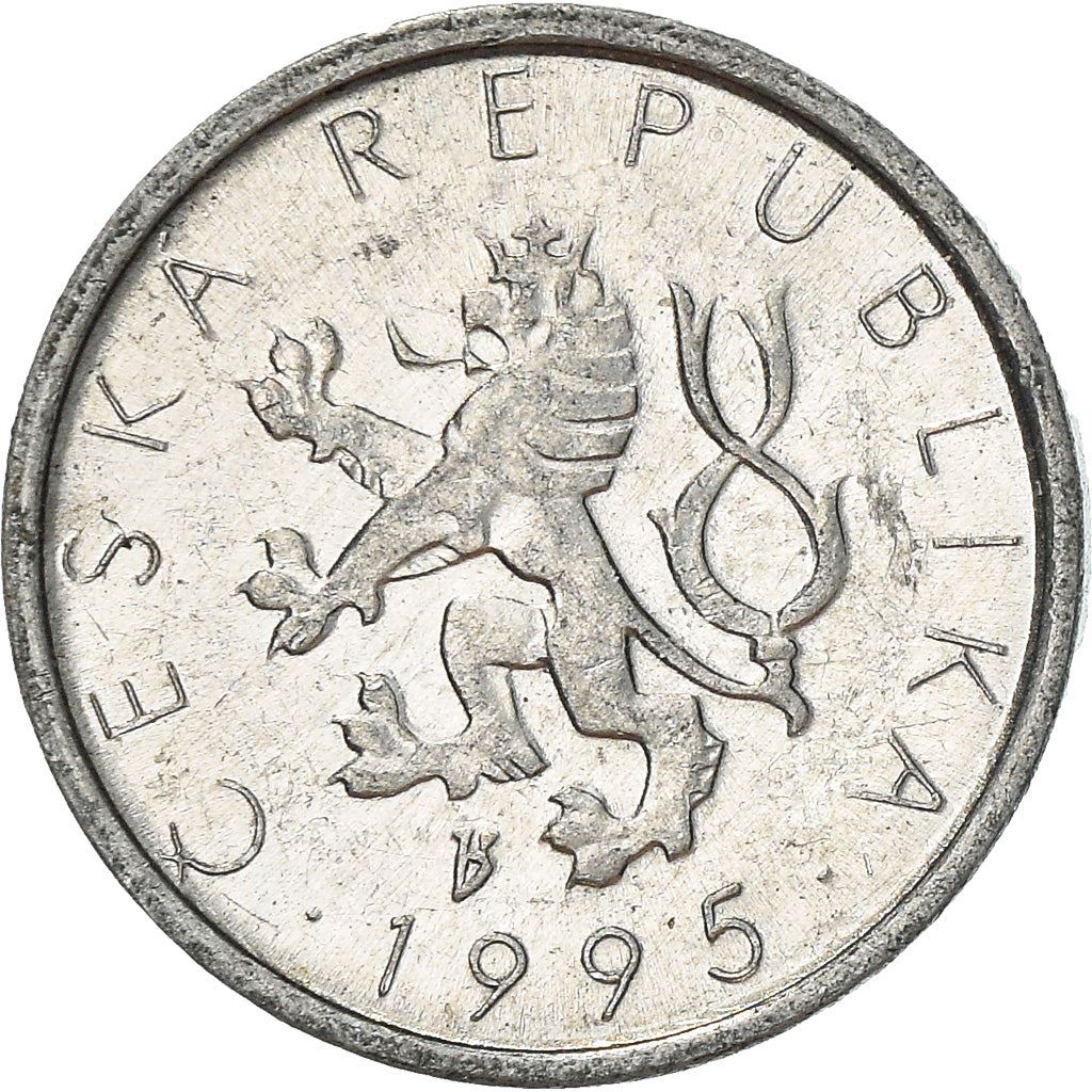 Czech Republic Coin Czech 10 Haleru | Lion | River | KM6 | 1993 - 2003