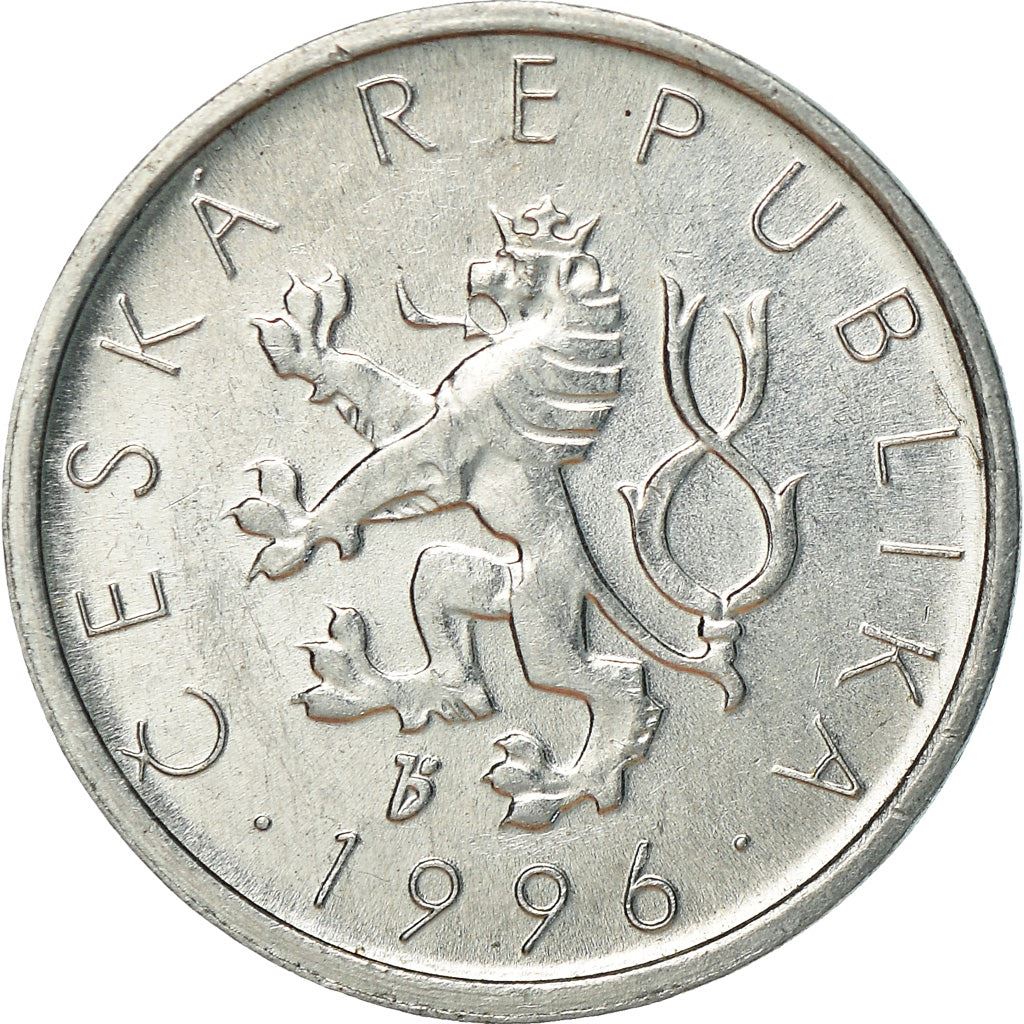 Czech Republic Coin Czech 10 Haleru | Lion | River | KM6 | 1993 - 2003