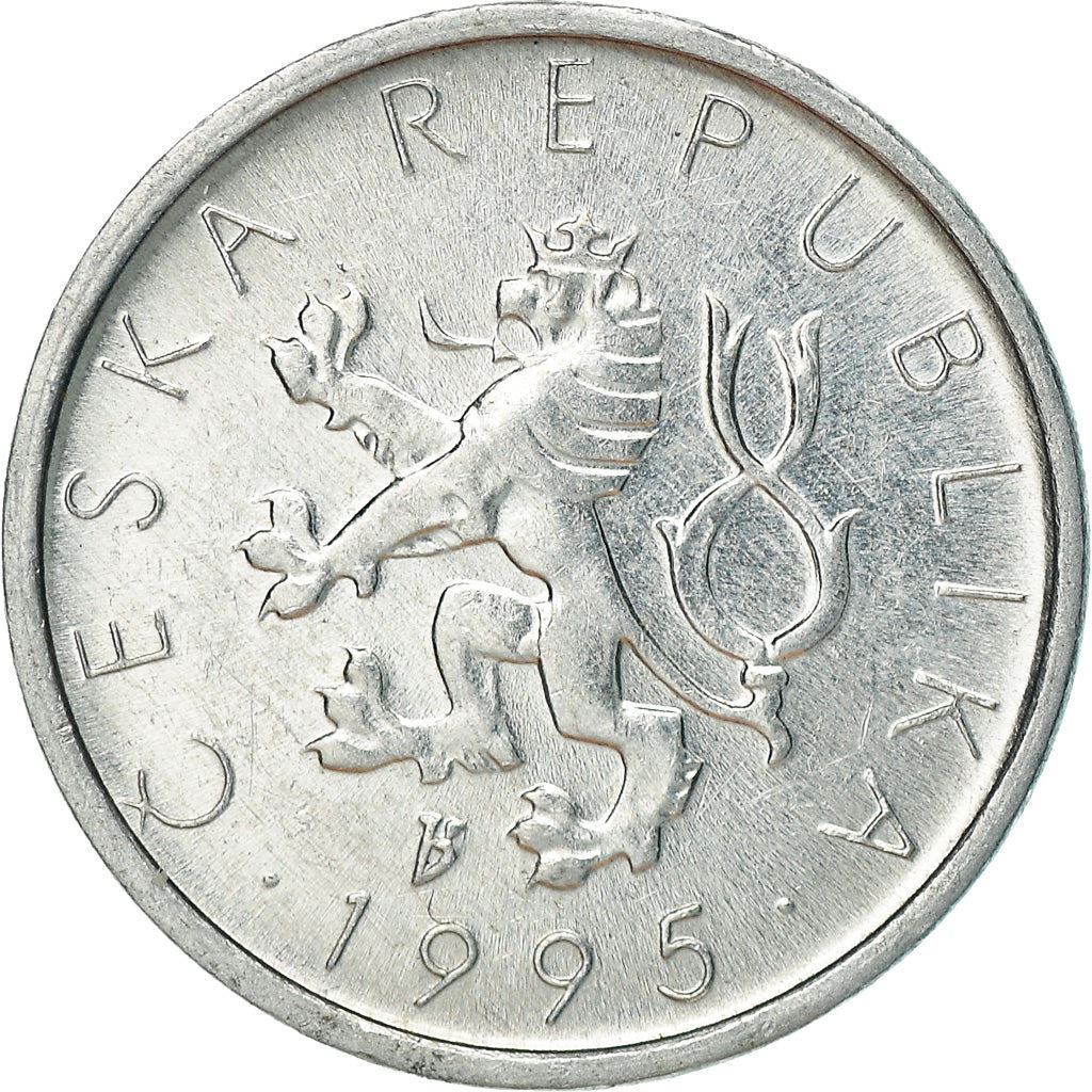 Czech Republic Coin Czech 10 Haleru | Lion | River | KM6 | 1993 - 2003