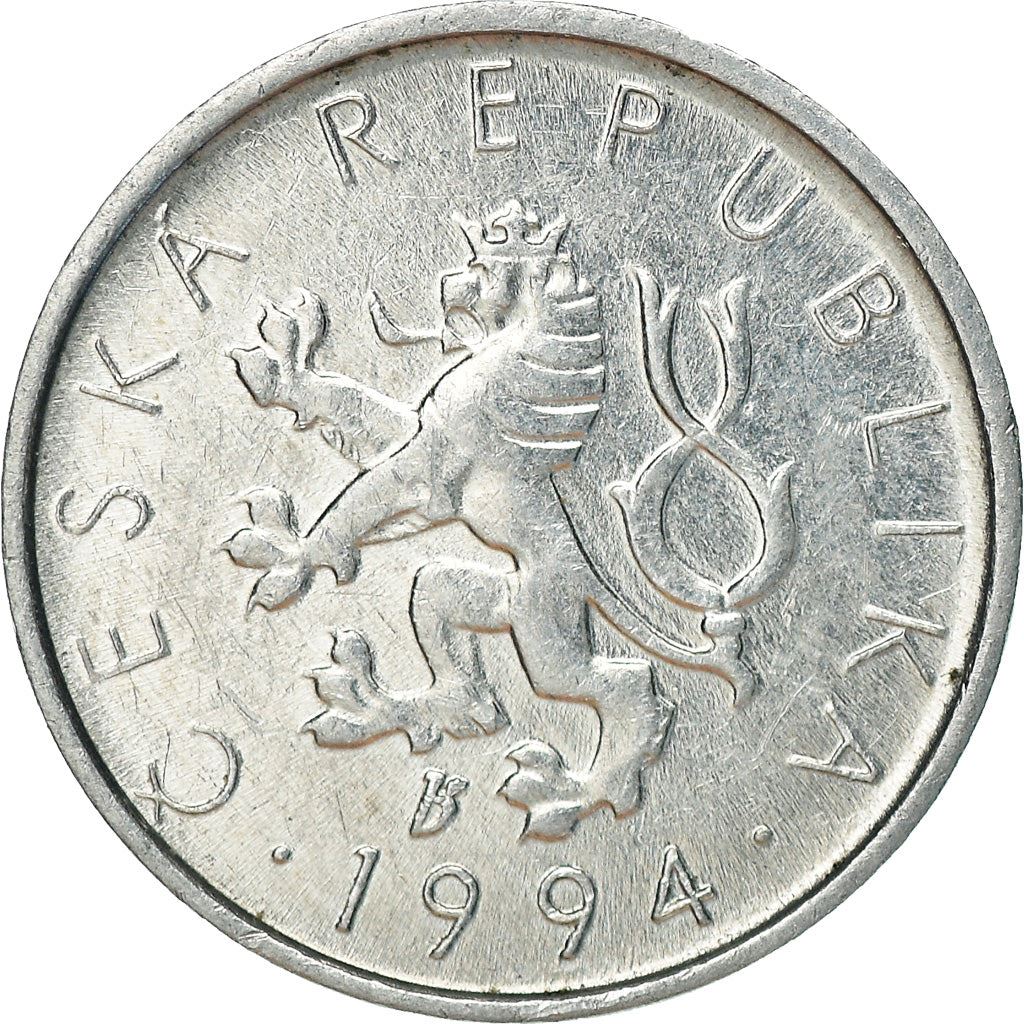 Czech Republic Coin Czech 10 Haleru | Lion | River | KM6 | 1993 - 2003