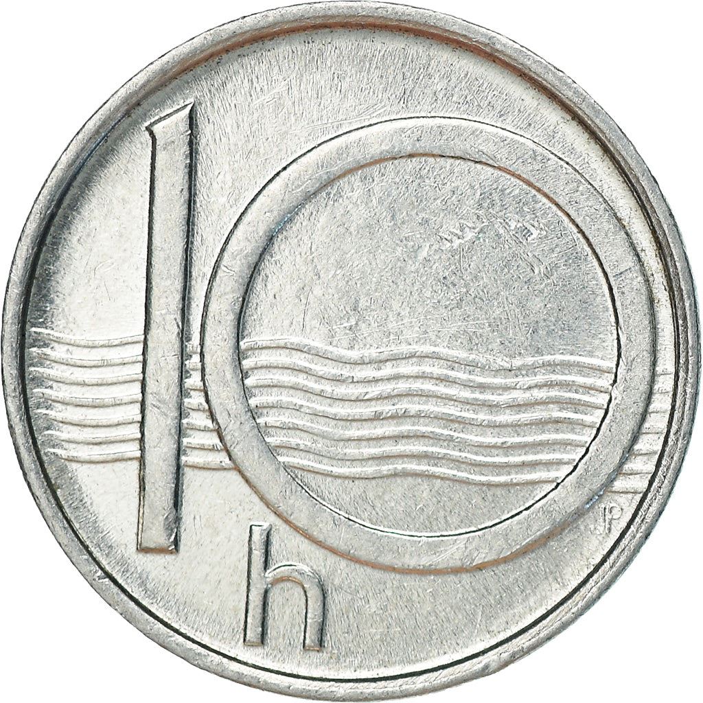 Czech Republic Coin Czech 10 Haleru | Lion | River | KM6 | 1993 - 2003