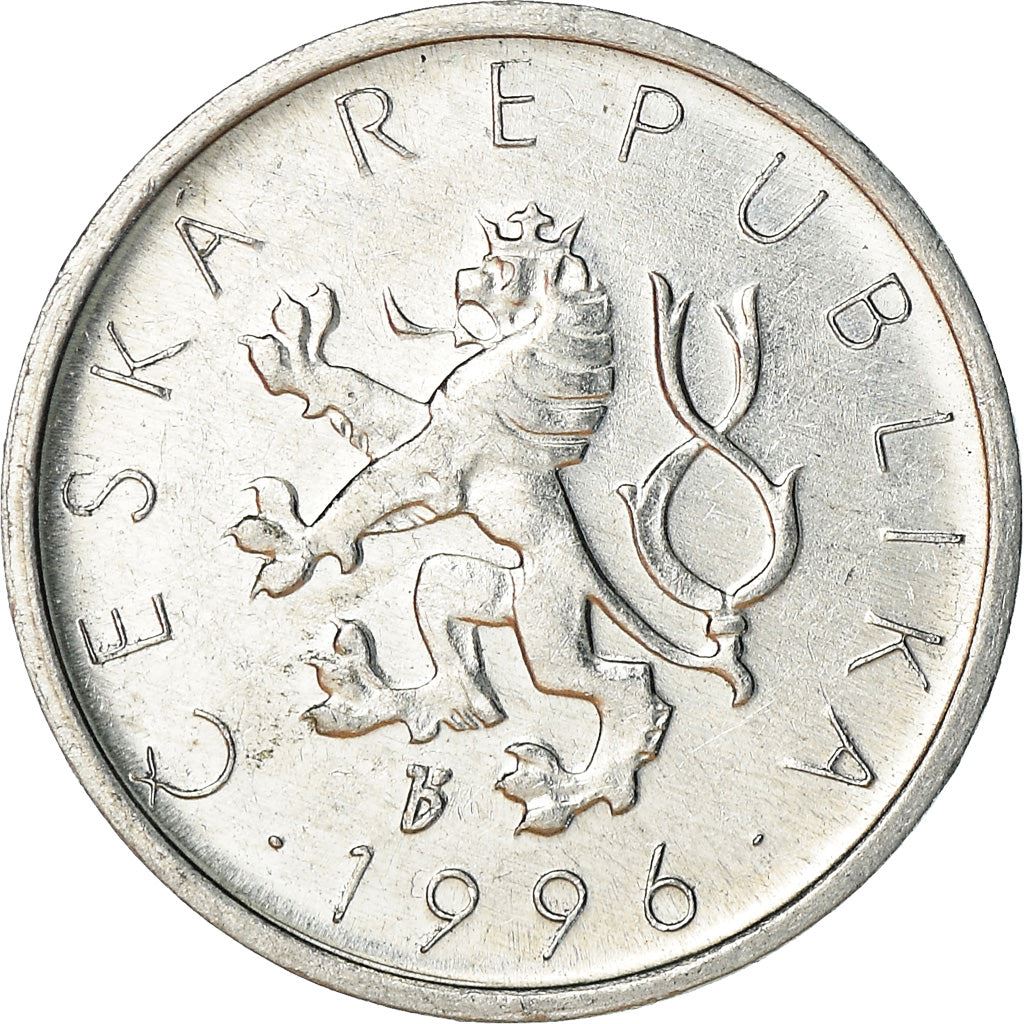 Czech Republic Coin Czech 10 Haleru | Lion | River | KM6 | 1993 - 2003