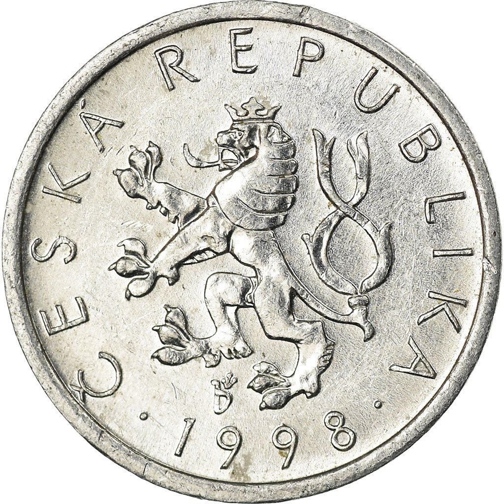 Czech Republic Coin Czech 10 Haleru | Lion | River | KM6 | 1993 - 2003