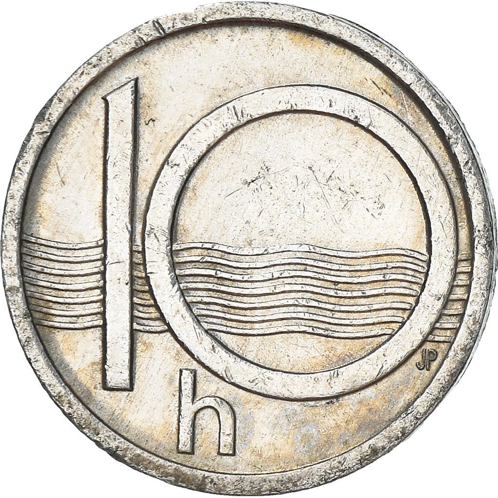 Czech Republic Coin Czech 10 Haleru | Lion | River | KM6 | 1993 - 2003