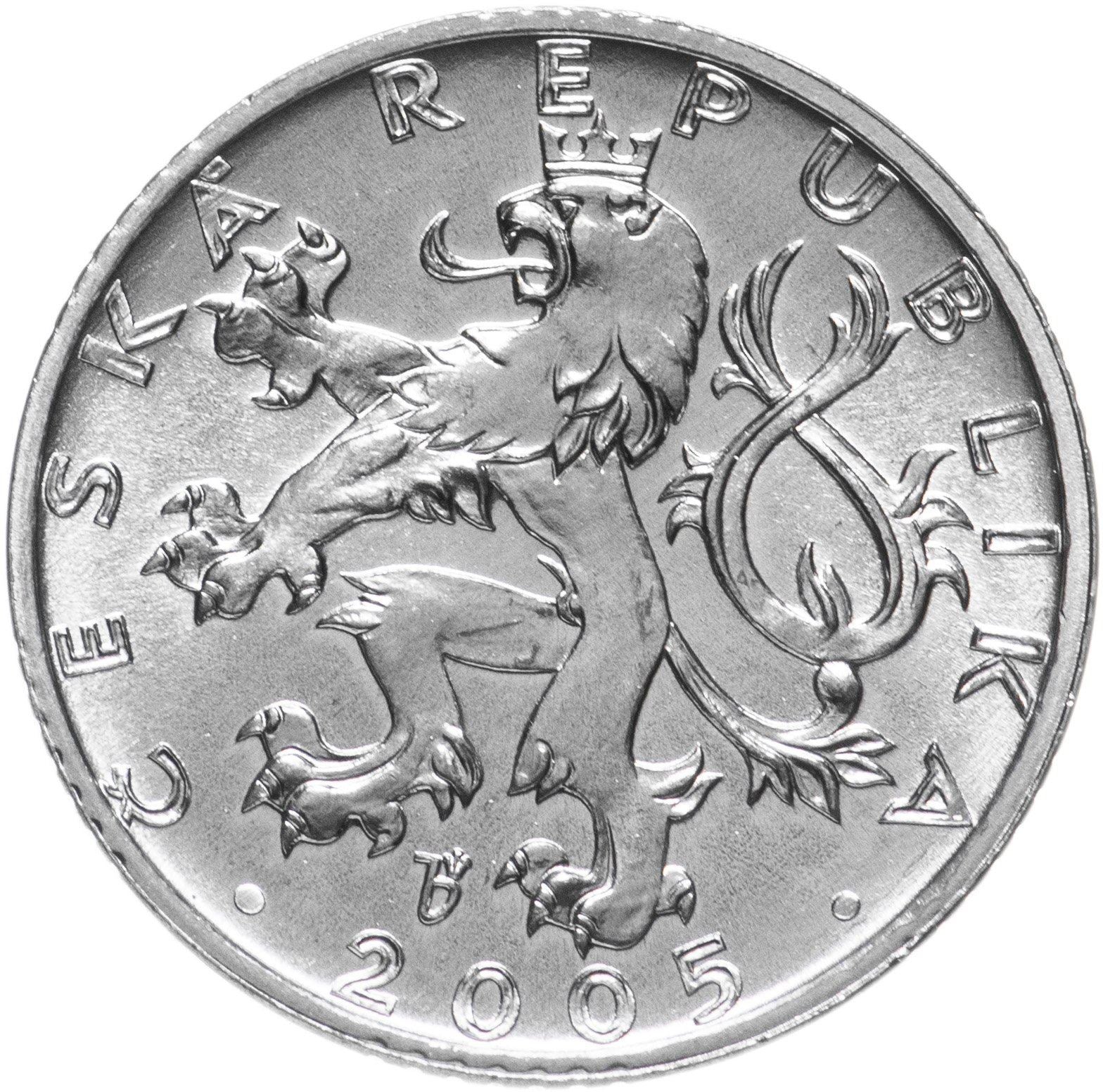 Czech Republic Coin Czech 50 Haleru | Lion | KM3 | 1993 - 2008