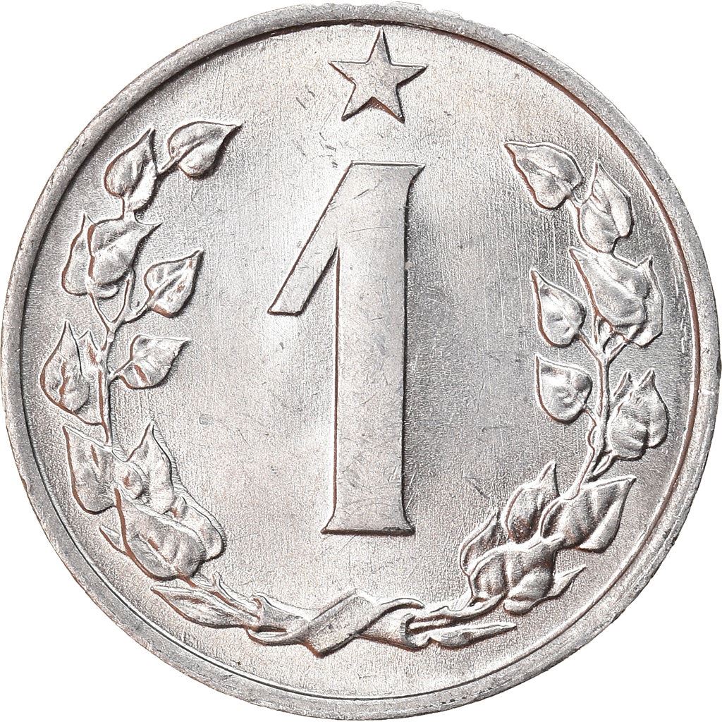 Czechoslovakia 1 Hale? | Linden Wreath | Star | KM51 | 1962 - 1986