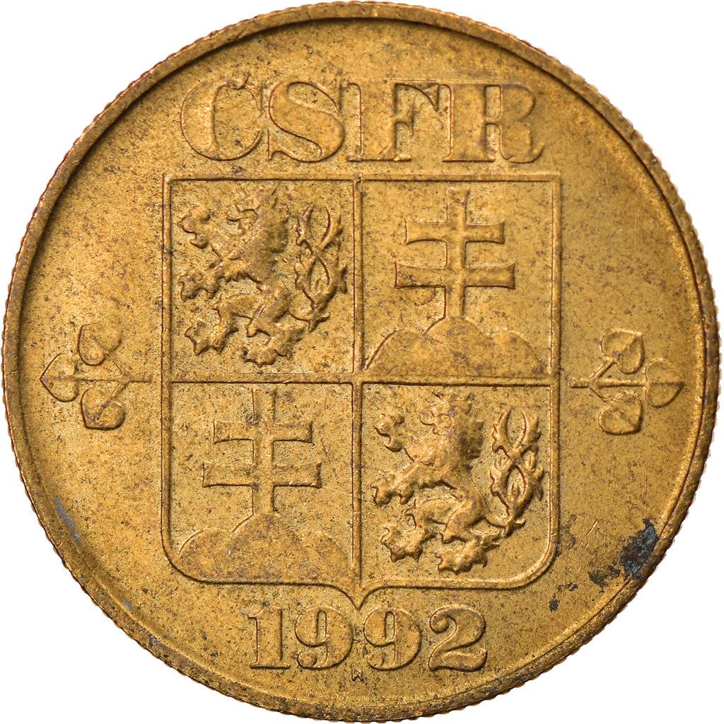 Czechoslovakia | 1 Koruna Coin | Linden Planting | KM151 | 1991 - 1992