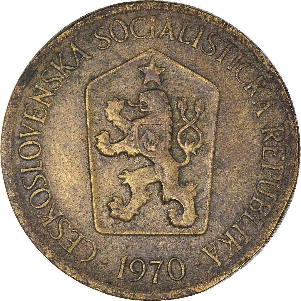 Czechoslovakia 1 Koruna Coin | Linden Sprig | KM50 | 1961 - 1990