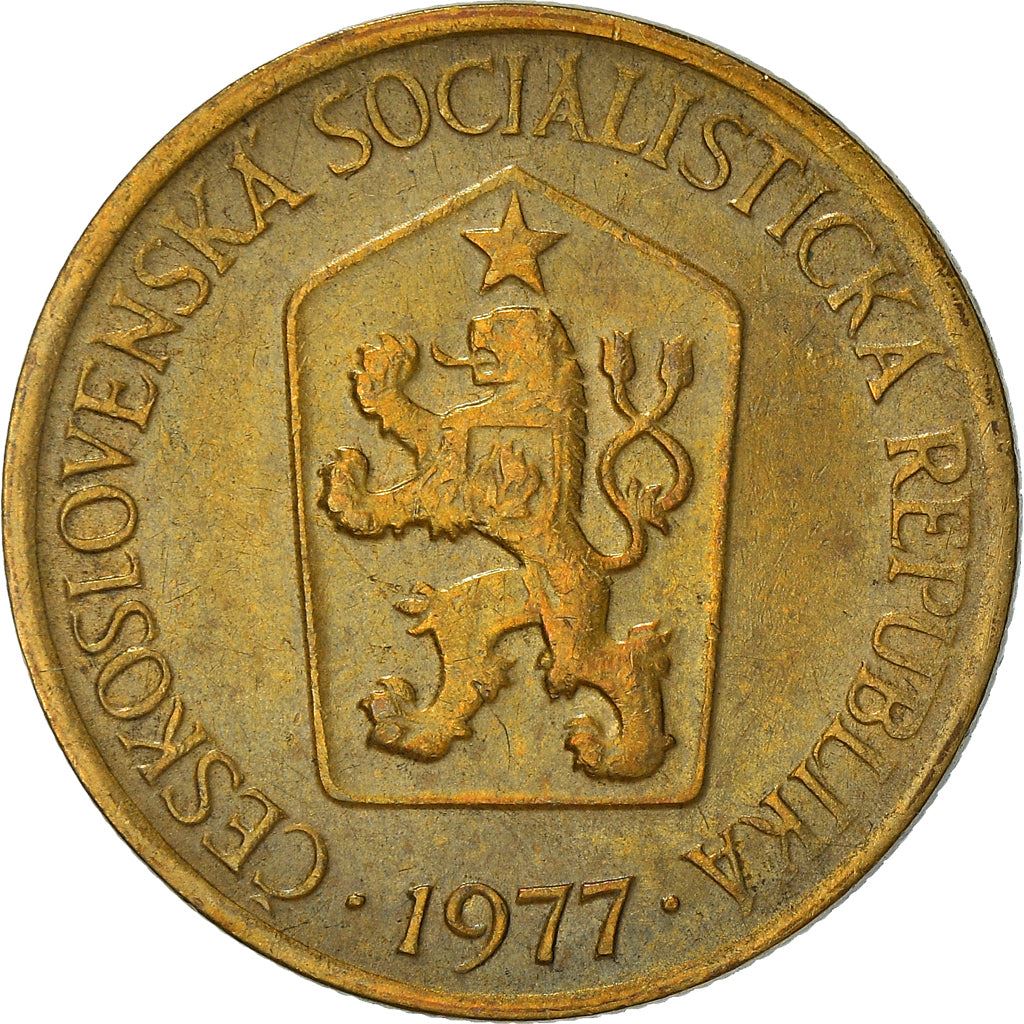 Czechoslovakia 1 Koruna Coin | Linden Sprig | KM50 | 1961 - 1990