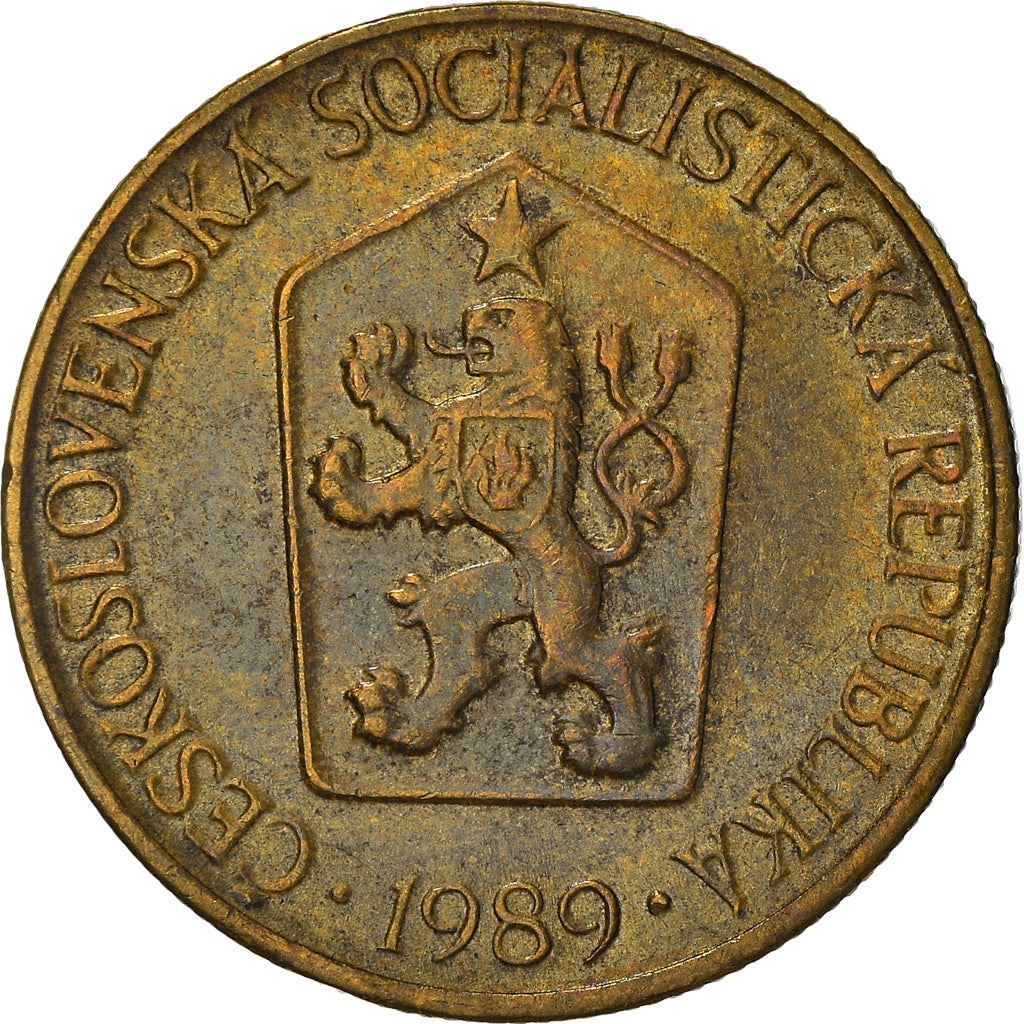 Czechoslovakia 1 Koruna Coin | Linden Sprig | KM50 | 1961 - 1990