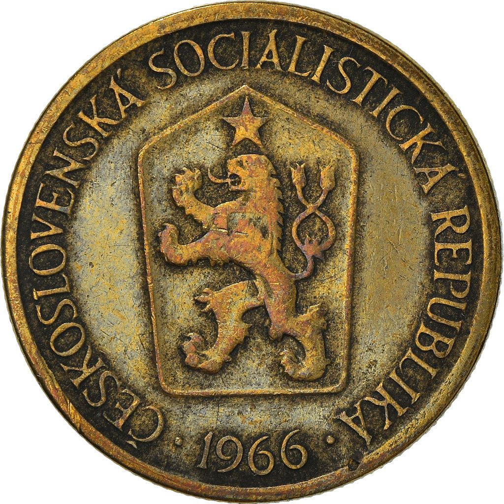 Czechoslovakia 1 Koruna Coin | Linden Sprig | KM50 | 1961 - 1990