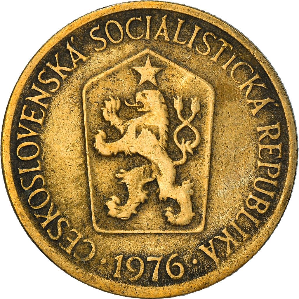 Czechoslovakia 1 Koruna Coin | Linden Sprig | KM50 | 1961 - 1990