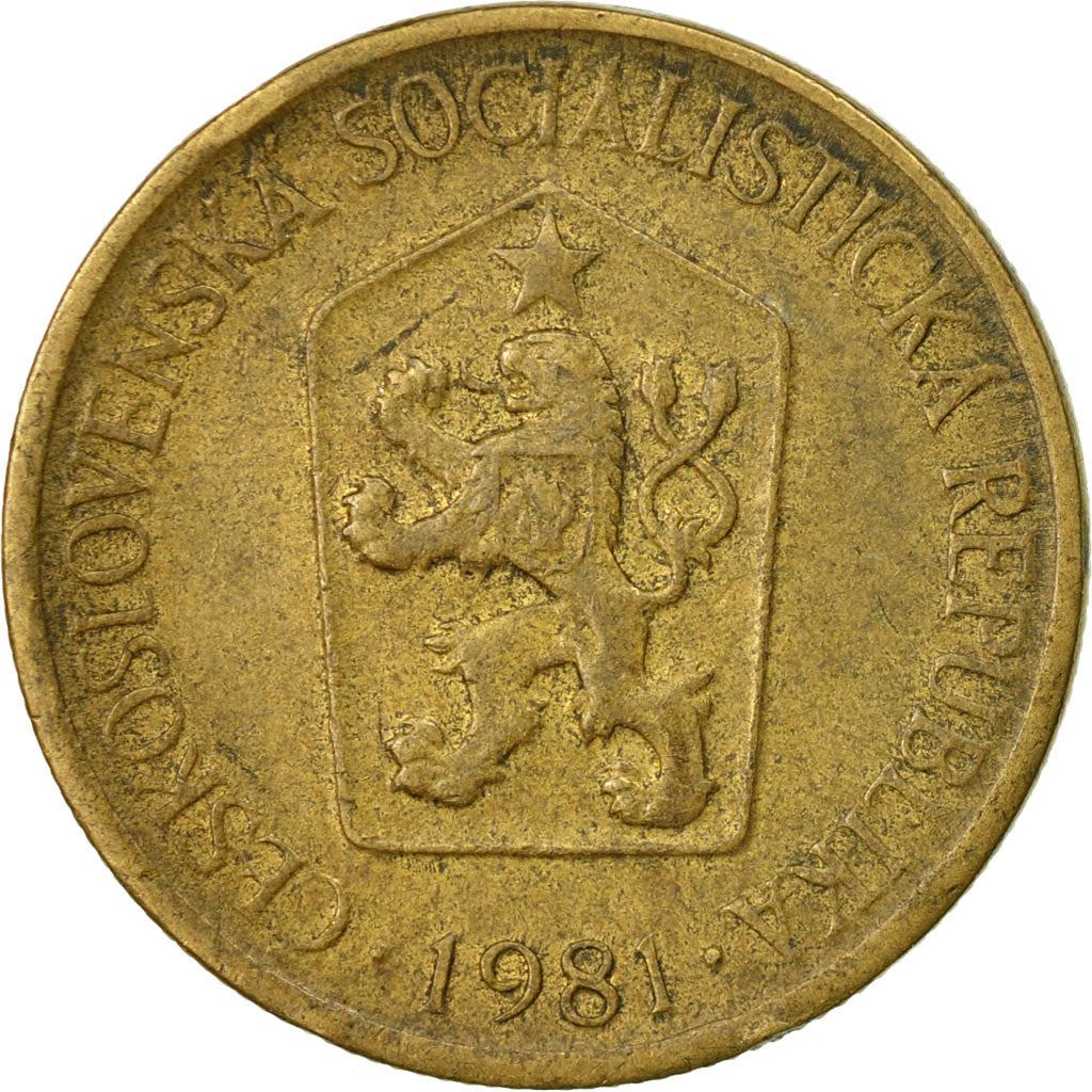 Czechoslovakia 1 Koruna Coin | Linden Sprig | KM50 | 1961 - 1990